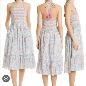 LoveShackFancy halter dress